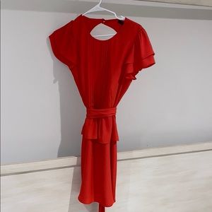 Red Dress with back cut out